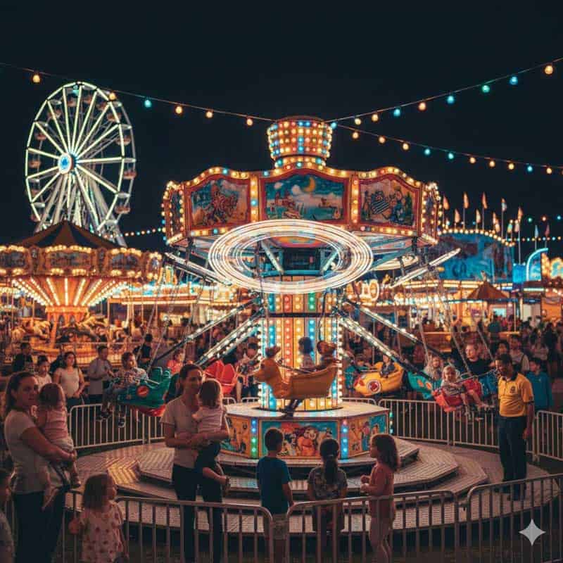 Midway Rides, Games, & Food